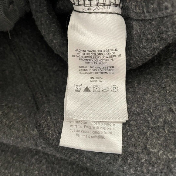 Columbia Fleece Jacket Womens Size 1X Dark Grey Full Zip - Picture 6 of 6